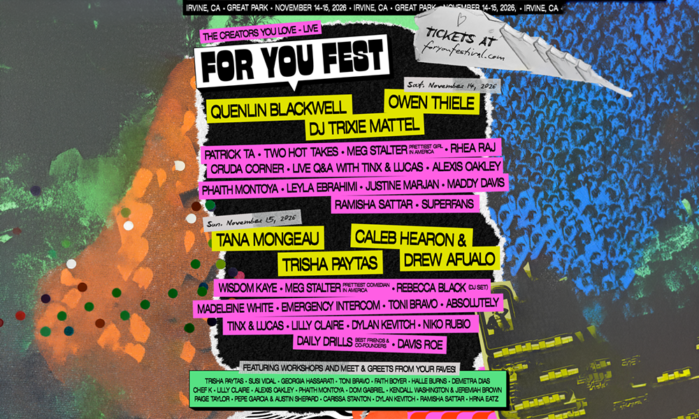 Graphic for FOR YOU FEST, a music festival with artist lineups for November 24-25.