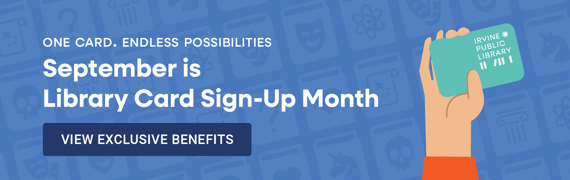 Library card sign-up month