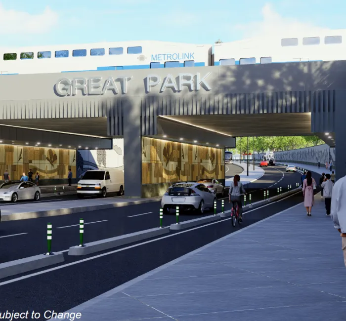 Marine Way Undercrossing & Extension Project Rendering