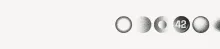 Graphic: Pagination dots, circle with '42' highlighted.