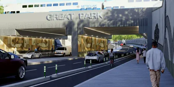 Marine Way Undercrossing & Extension Project Rendering