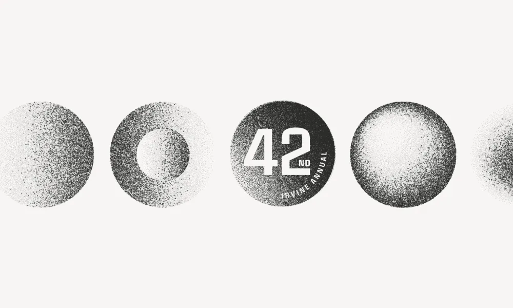 Graphic: Pagination dots, circle with '42' highlighted.