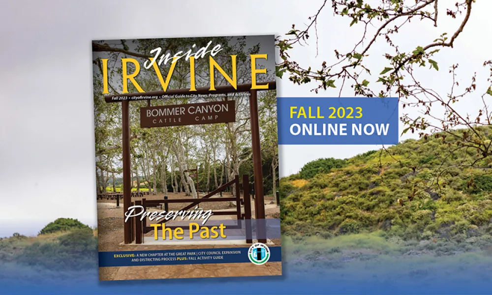 Fall 2023 Issue of Inside Irvine Now Available | City of Irvine