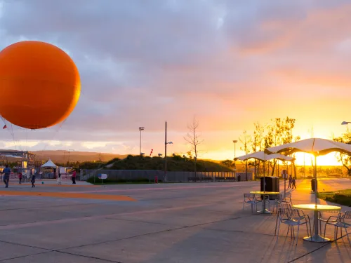 Great Park open space and balloon 