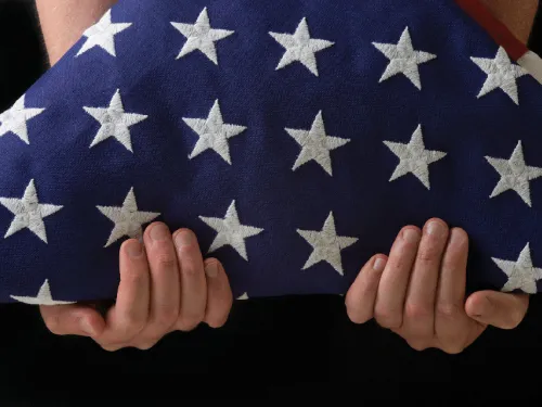 Folded American Flag